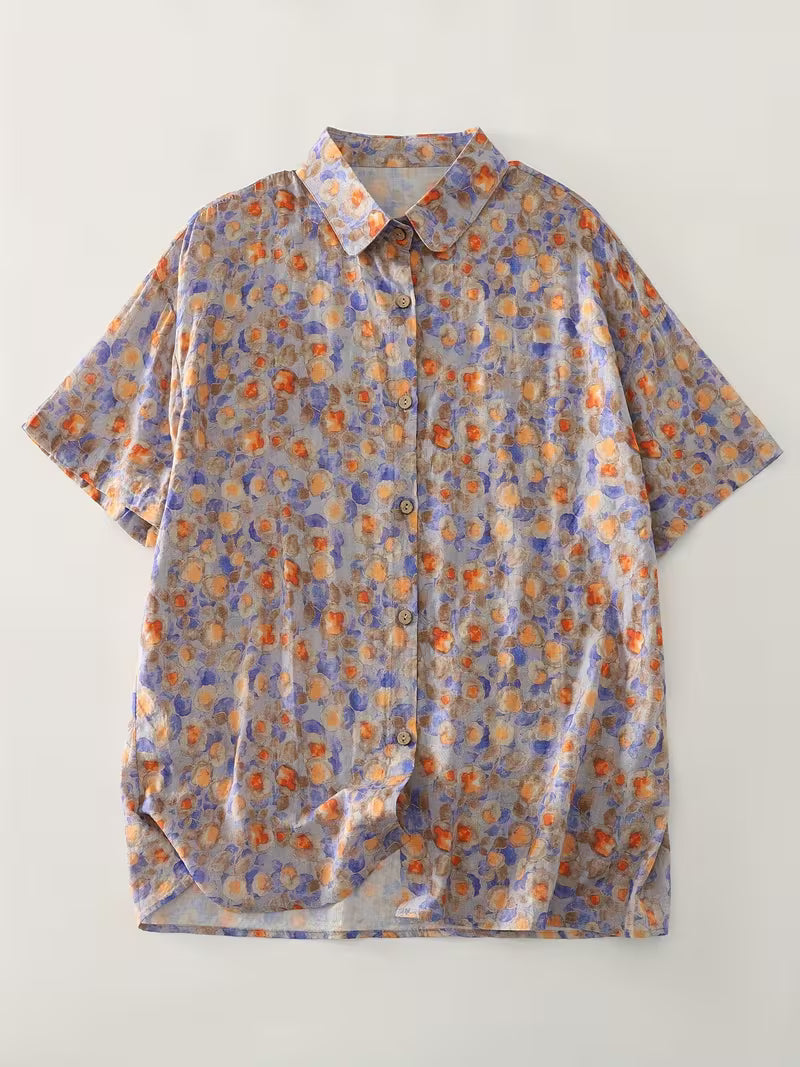 Premium Comfort Fit Cotton Printed Women’s Shirt✨