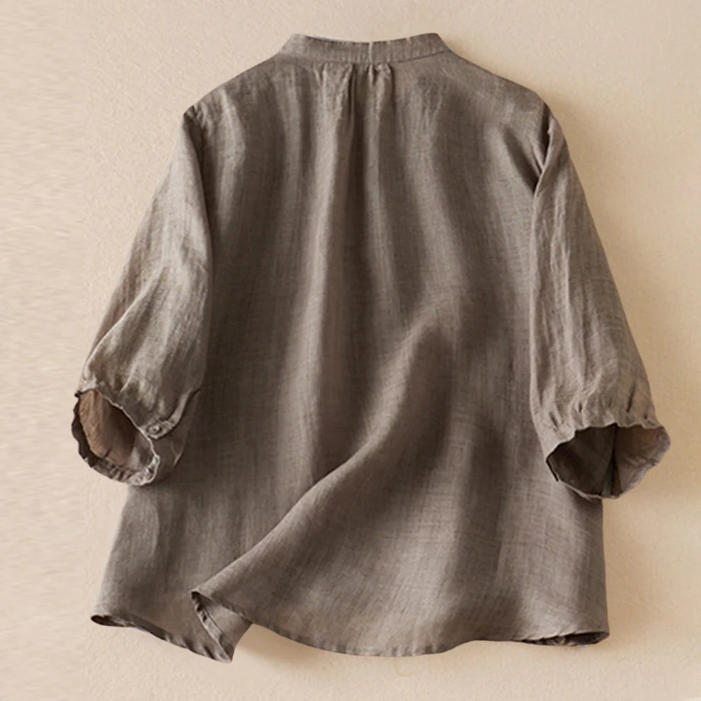 Stylish Pure Cotton Pleated Casual Shirt