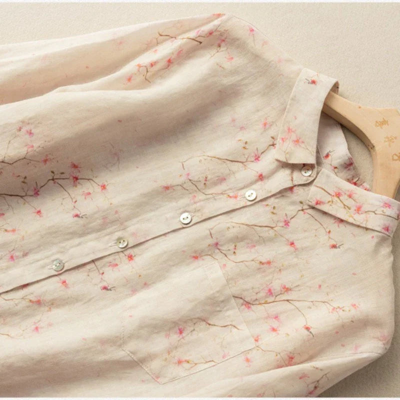 Floral Pure Cotton Printed Full Sleeve Shirt